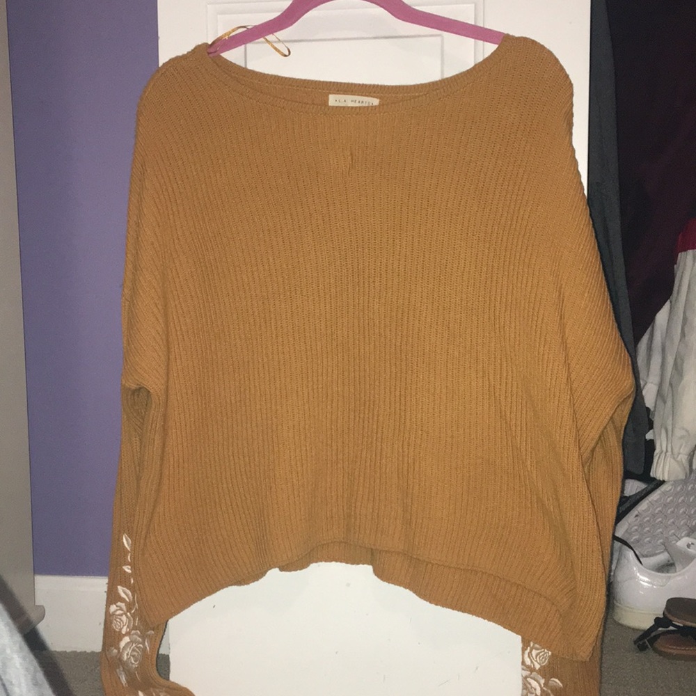 Yellow sweater